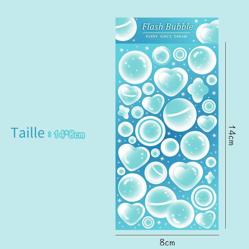 Stickers / Autocollant décoratif / One sheet / Une feuille