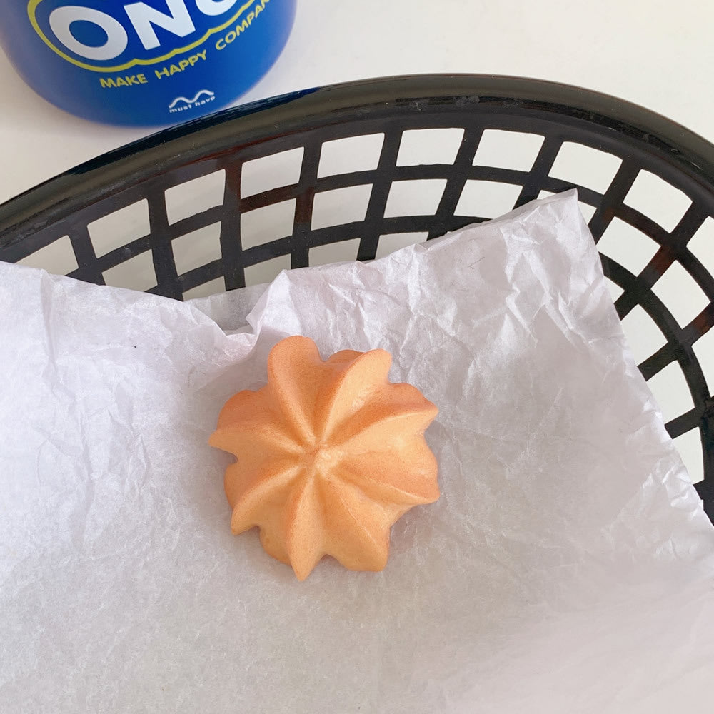 Épingle à cheveux en acrylique en forme de biscuit
