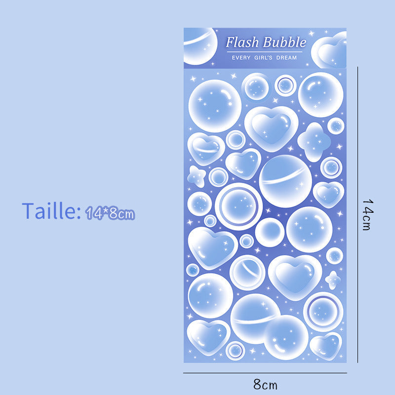 Stickers / Autocollant décoratif / One sheet / Une feuille