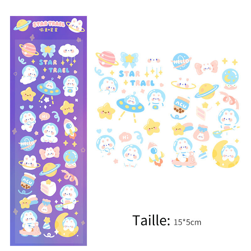 Stickers / Autocollant décoratif / One sheet / Une feuille