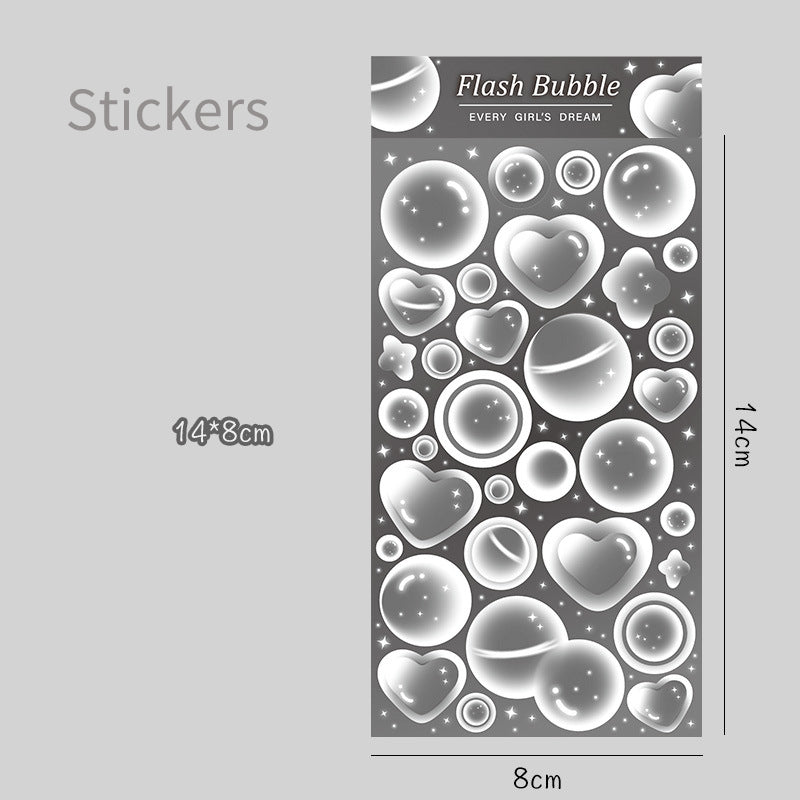 Stickers / Autocollant décoratif / One sheet / Une feuille