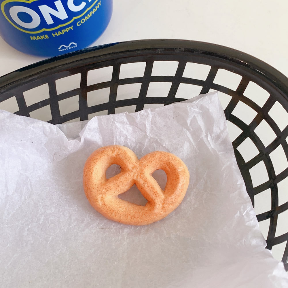 Épingle à cheveux en acrylique en forme de biscuit