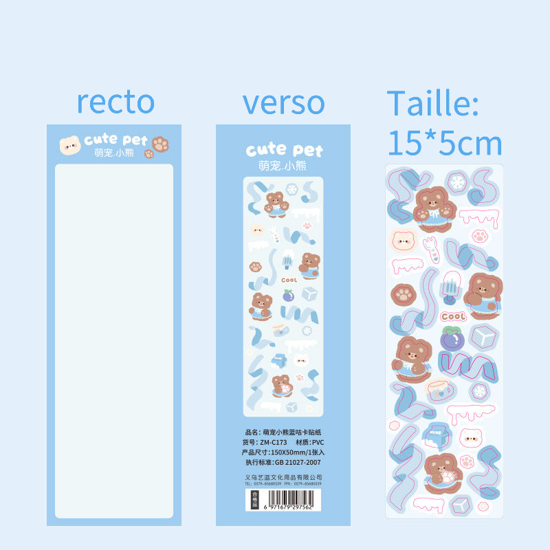 Stickers / Autocollant décoratif / One sheet / Une feuille