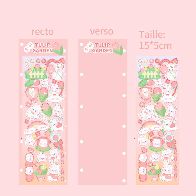 Stickers / Autocollant décoratif / One sheet / Une feuille