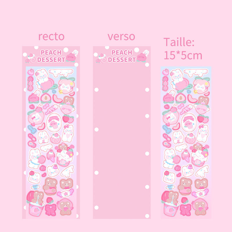 Stickers / Autocollant décoratif / One sheet / Une feuille