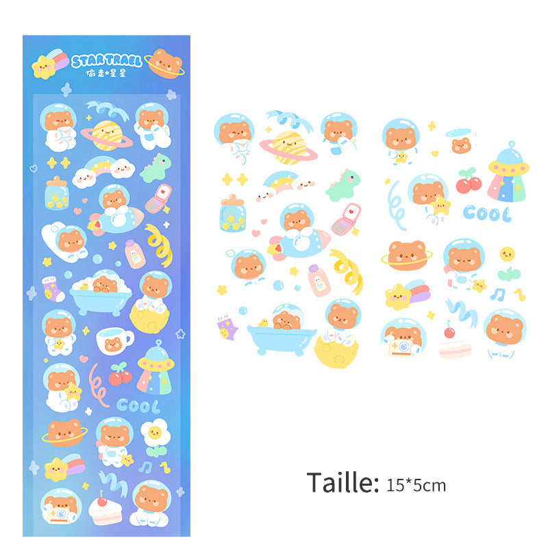 Stickers / Autocollant décoratif / One sheet / Une feuille