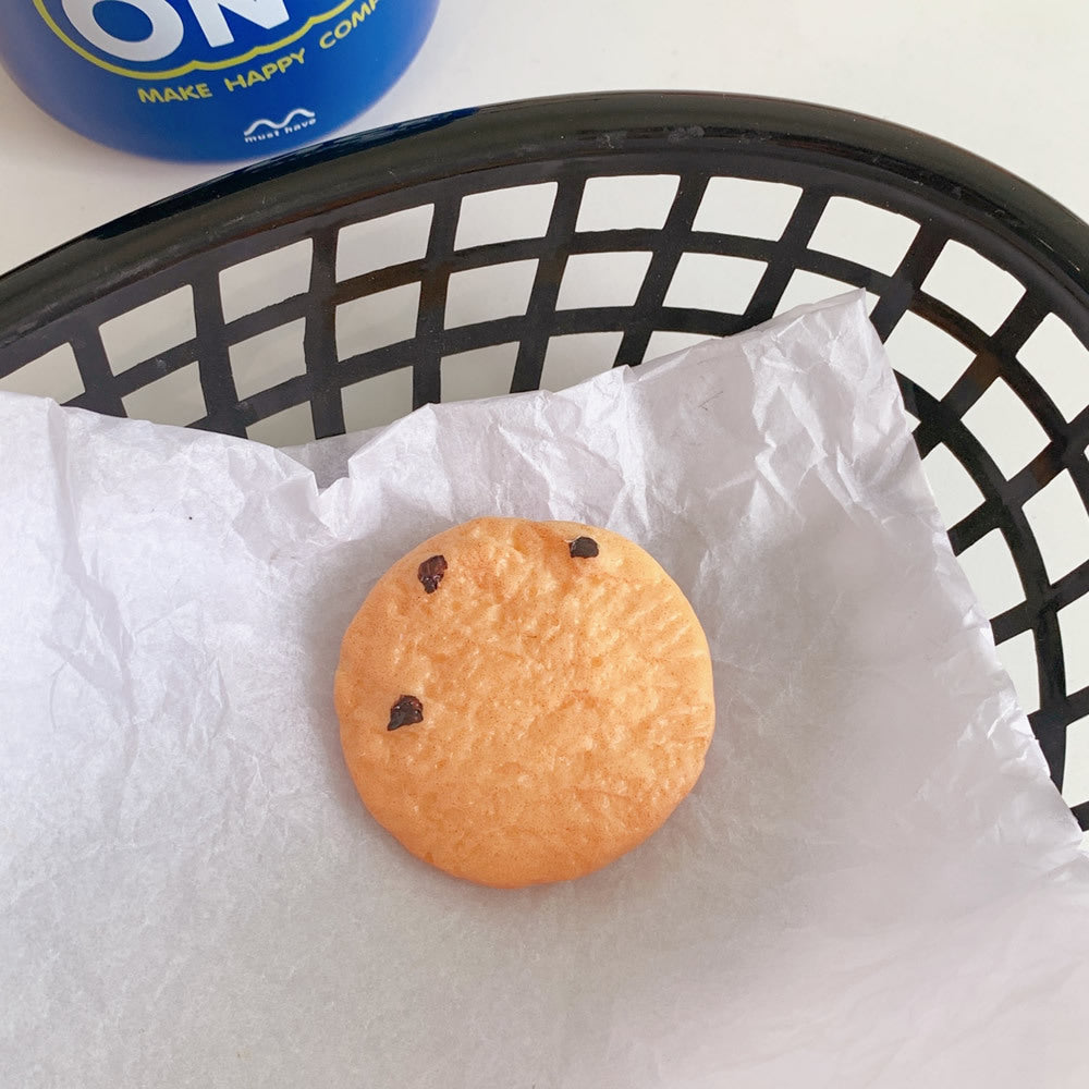 Épingle à cheveux en acrylique en forme de biscuit