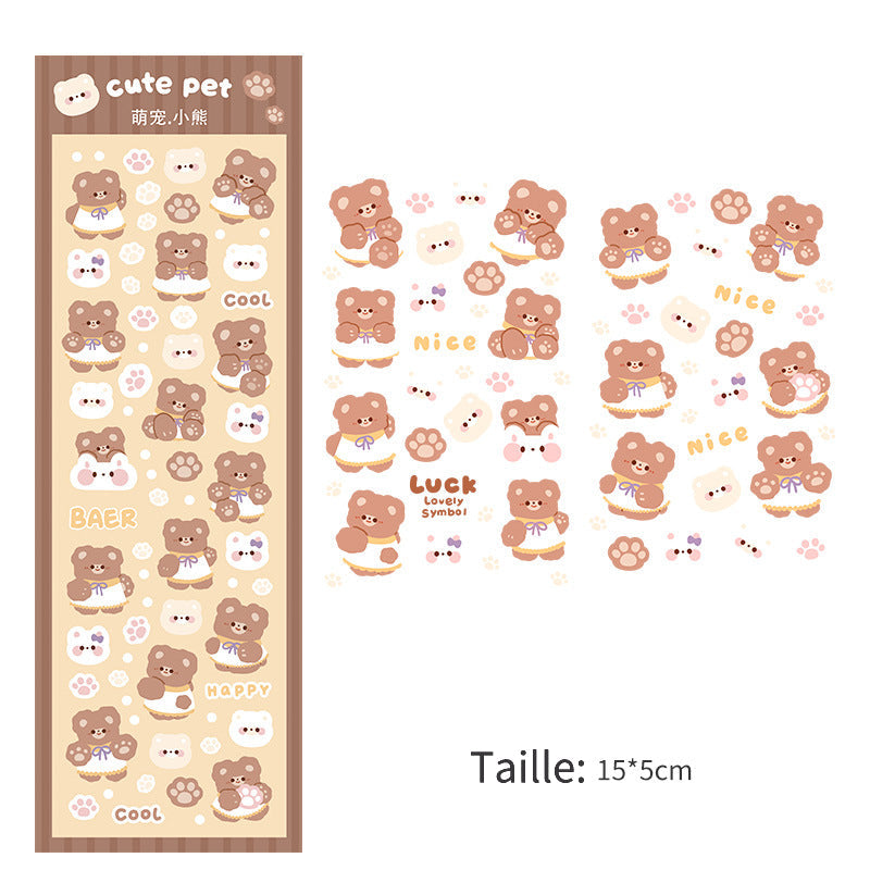 Stickers / Autocollant décoratif / One sheet / Une feuille