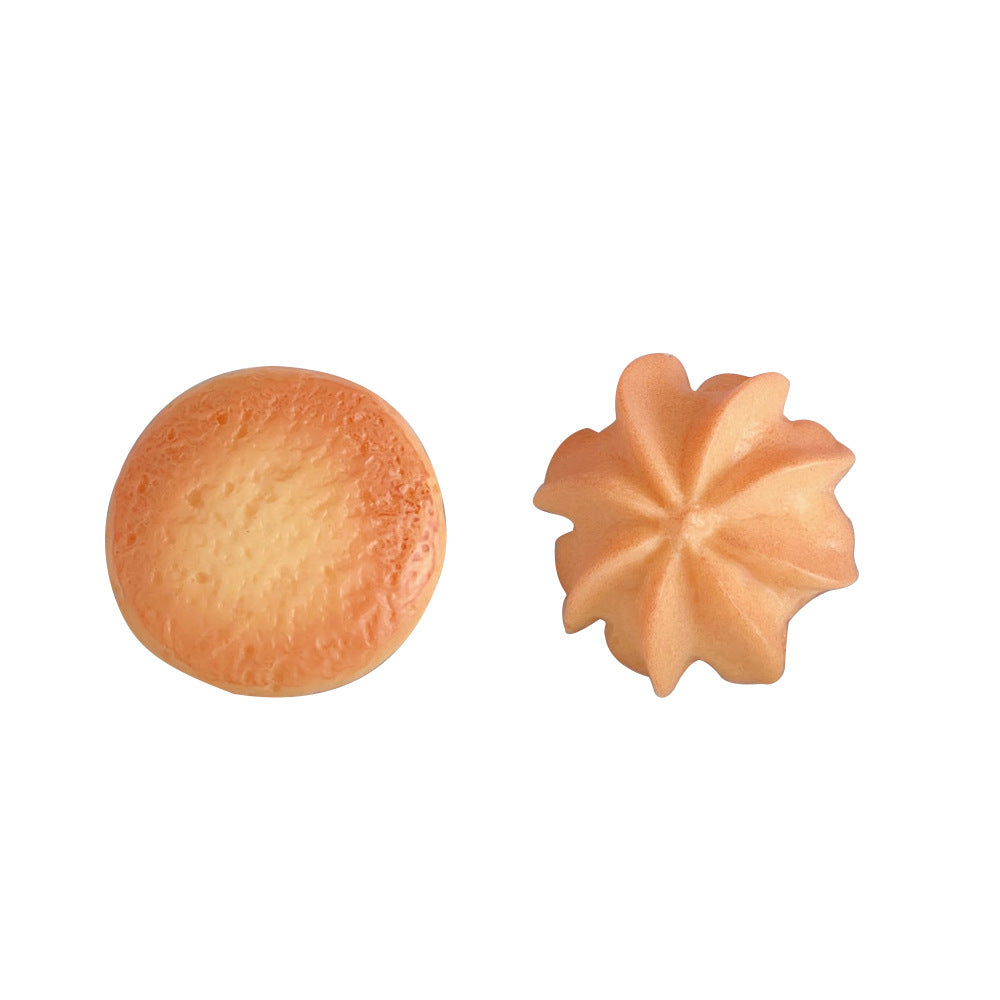 Épingle à cheveux en acrylique en forme de biscuit