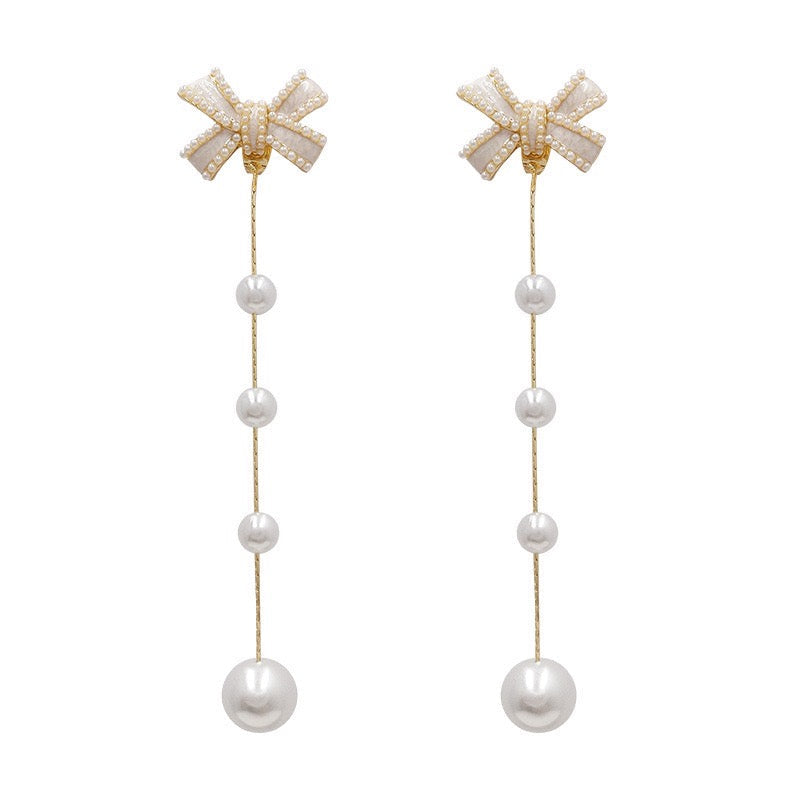 Boucles d'oreilles nœud papillon