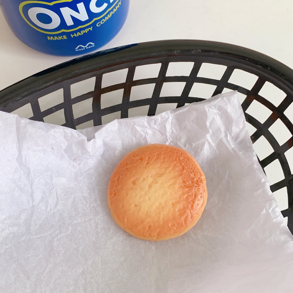 Épingle à cheveux en acrylique en forme de biscuit