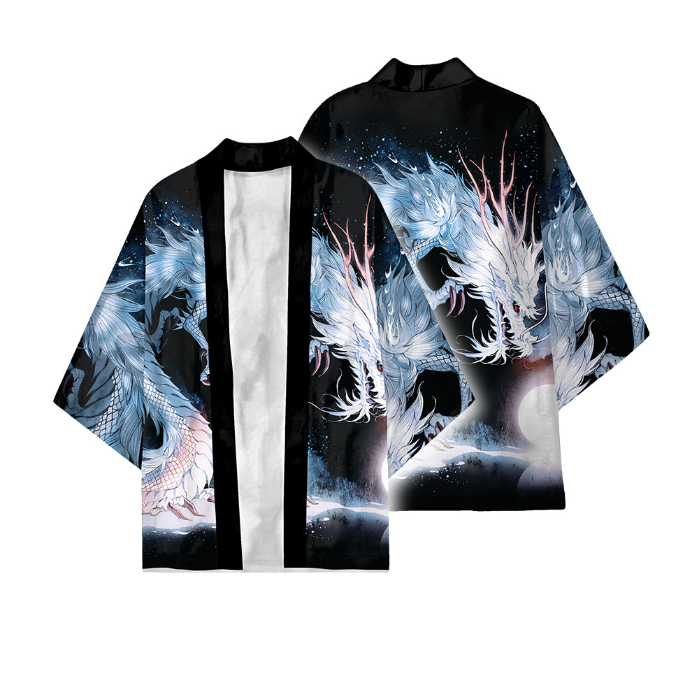 Kimono de style japonais à 3/4 manches