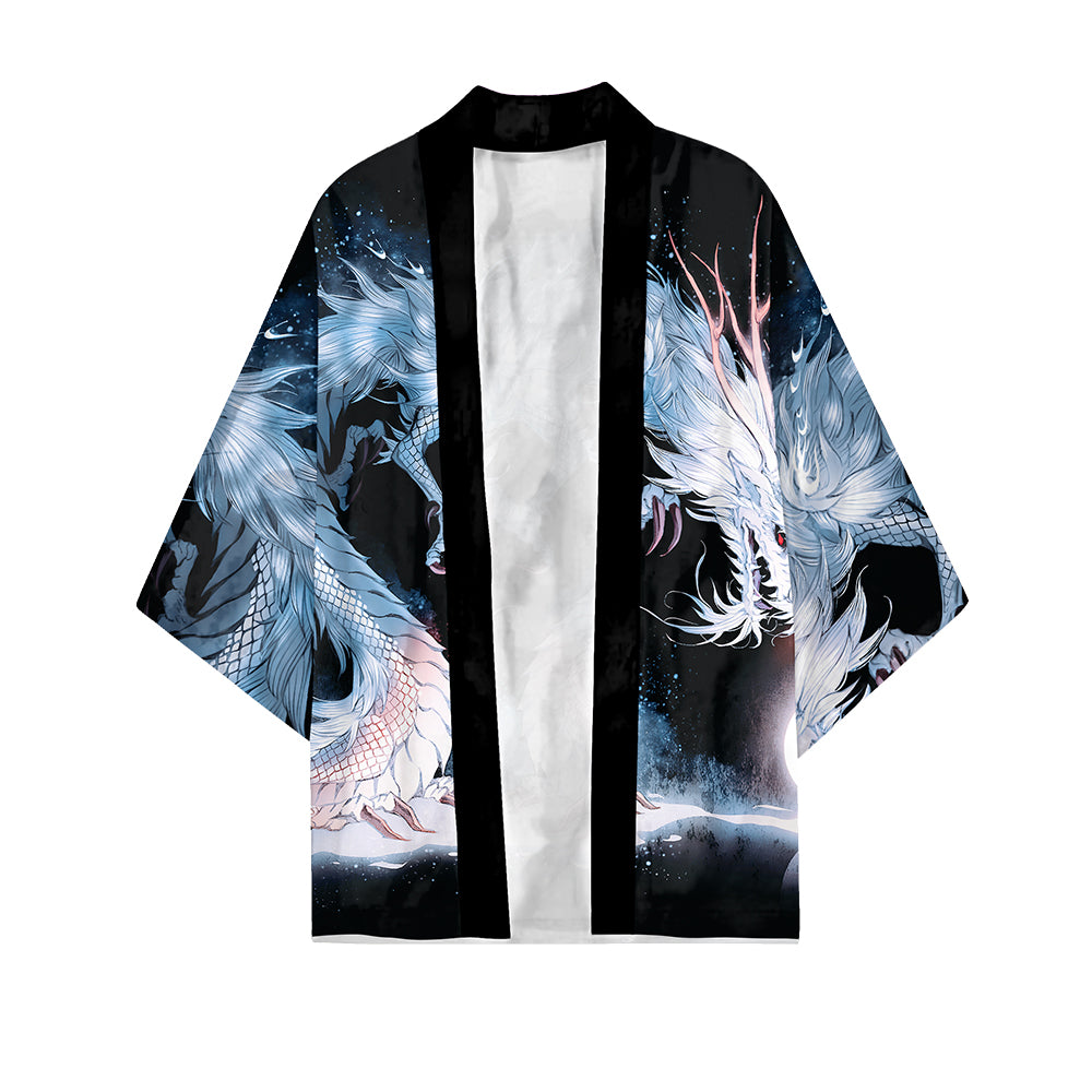 Kimono de style japonais à 3/4 manches