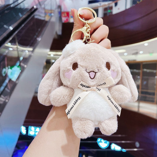 Porte-clé peluche lapin - touche de douceur
