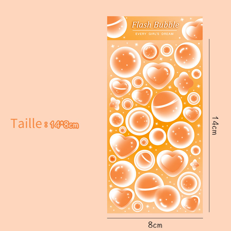 Stickers / Autocollant décoratif / One sheet / Une feuille