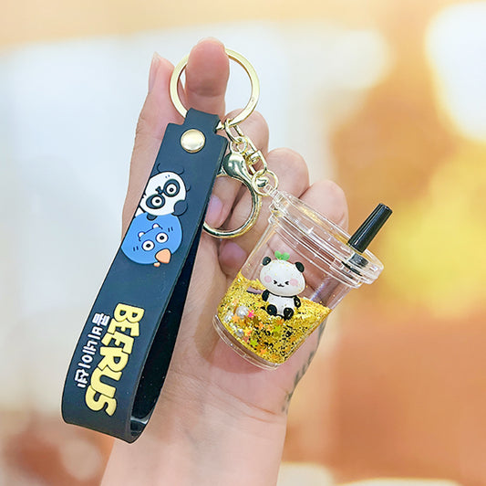Porte-clé - panda flottant