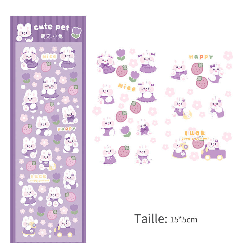 Stickers / Autocollant décoratif / One sheet / Une feuille